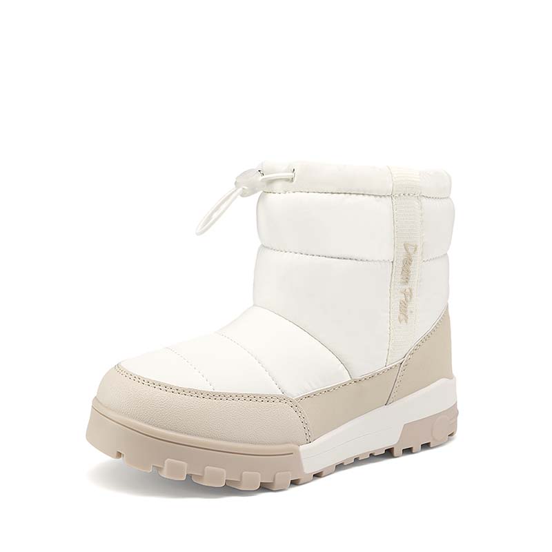 DREAM PAIRS Kids Adjustable Drawstring Winter Snow Boots