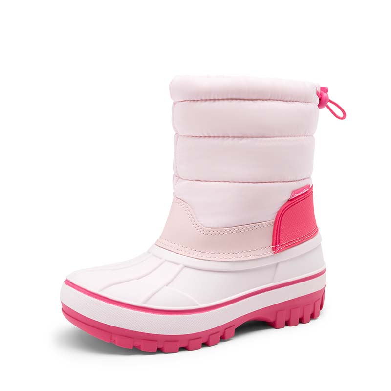 DREAM PAIRS Kids Waterproof Slip On Winter Snow Boots