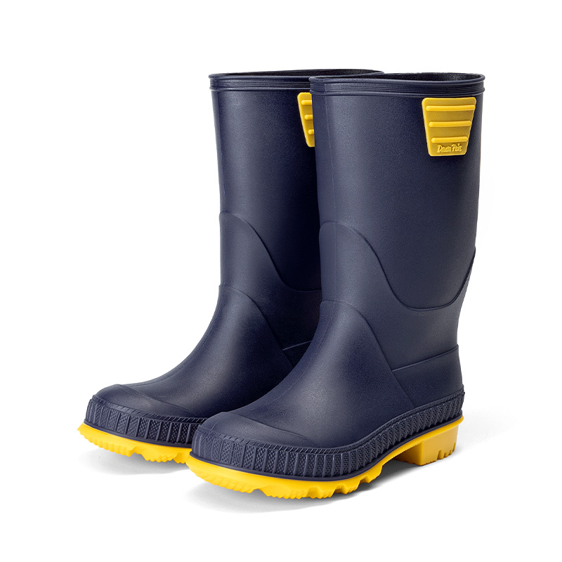 DREAM PAIRS Kids Waterproof Slip On Rain Boots