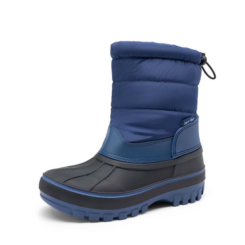 DREAM PAIRS Kids Waterproof Slip On Winter Snow Boots