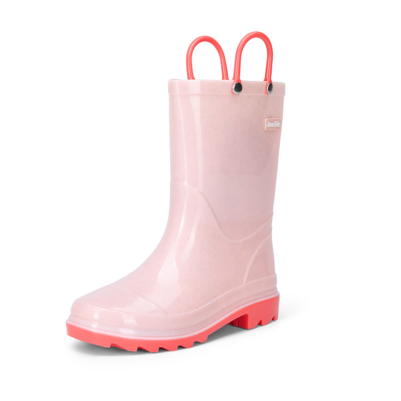 DREAM PAIRS Kids Ombre Waterproof Rain Boots