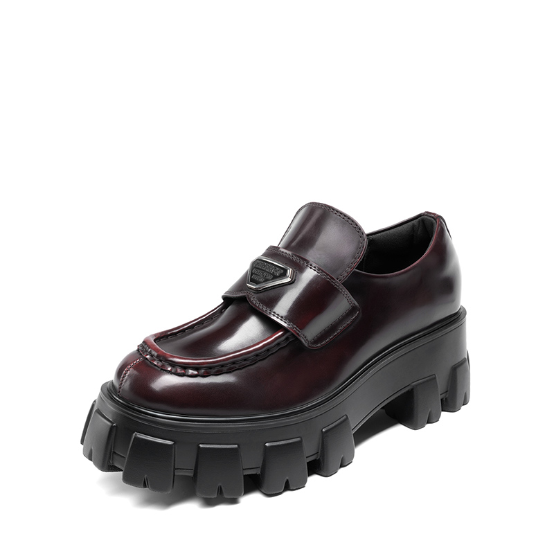 DREAM PAIRS Livia Lug Sole Chunky Platform Loafers