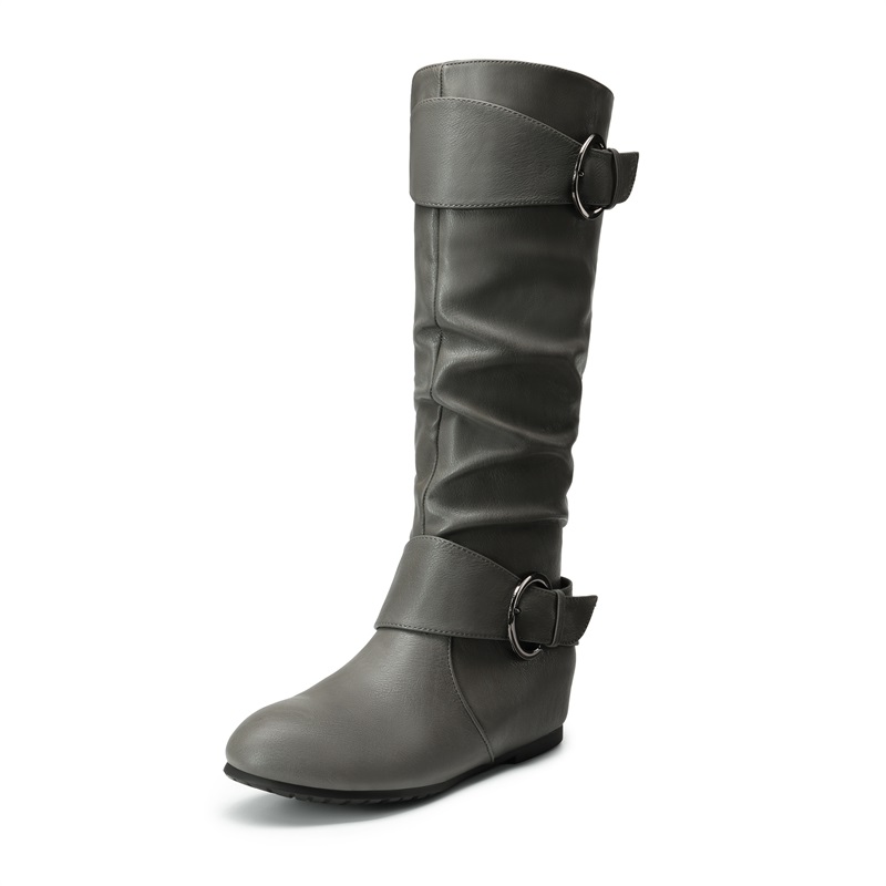 DREAM PAIRS Low Heel Knee High Boots — view 1