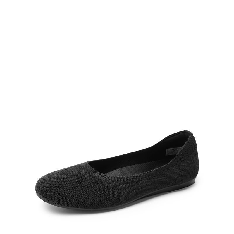 DREAM PAIRS Ascenelle Women s Round Toe Arch Support Ballet Flats Knit Edition — view 1