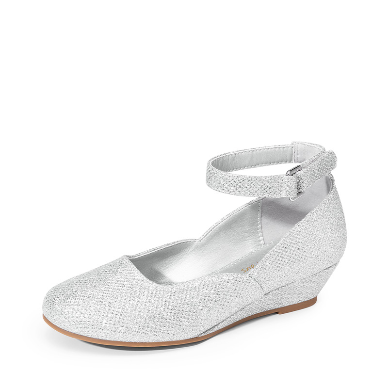 DREAM PAIRS Girls    Glitter Strap Comfort Pumps — view 1