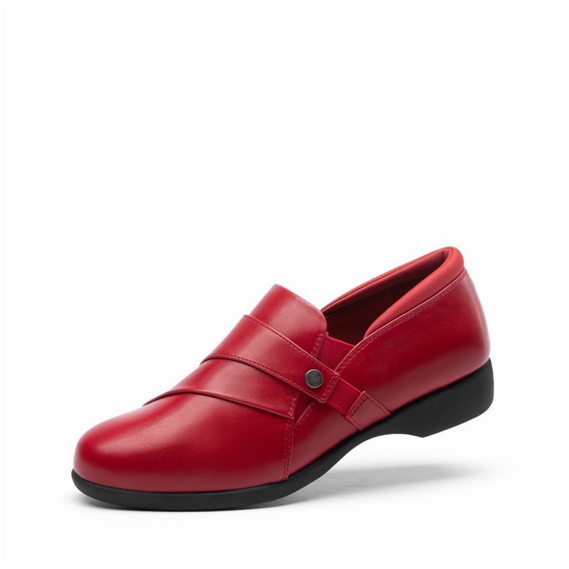 DREAM PAIRS Ascenelle Ergonomic Slip On Vegan Leather Flats