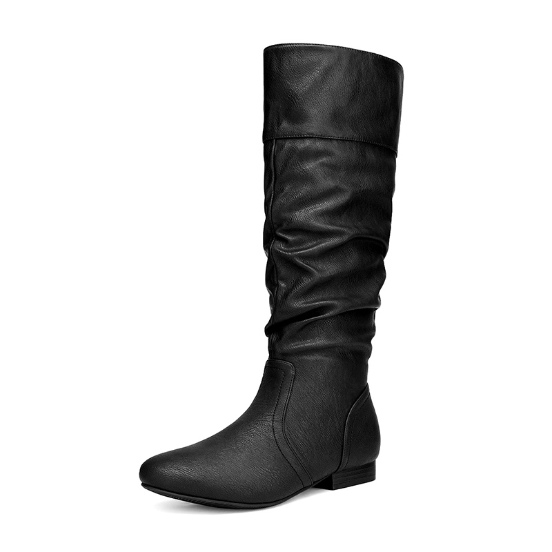 DREAM PAIRS Flat Knee High Boots