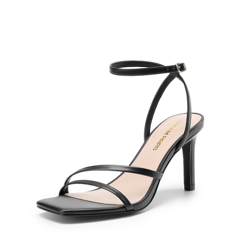 DREAM PAIRS Women's Strappy Stiletto Heeled Sandals — partner product photography