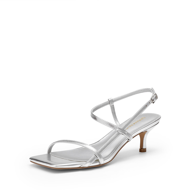 DREAM PAIRS Women s Kitten Heels with Crossover Straps
