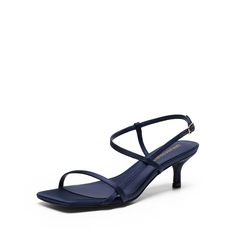 DREAM PAIRS Women s Kitten Heels with Crossover Straps