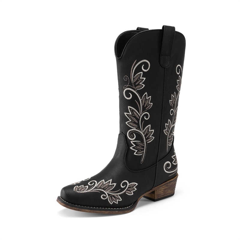 DREAM PAIRS Vintage inspired Women s Cowboy Boots — view 1