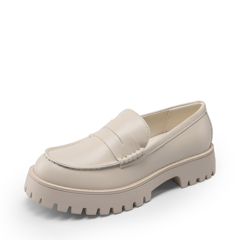DREAM PAIRS Women s Chunky Platform Classic Loafer
