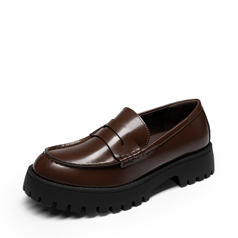 DREAM PAIRS Women's Chunky Platform Classic Loafer — view 2