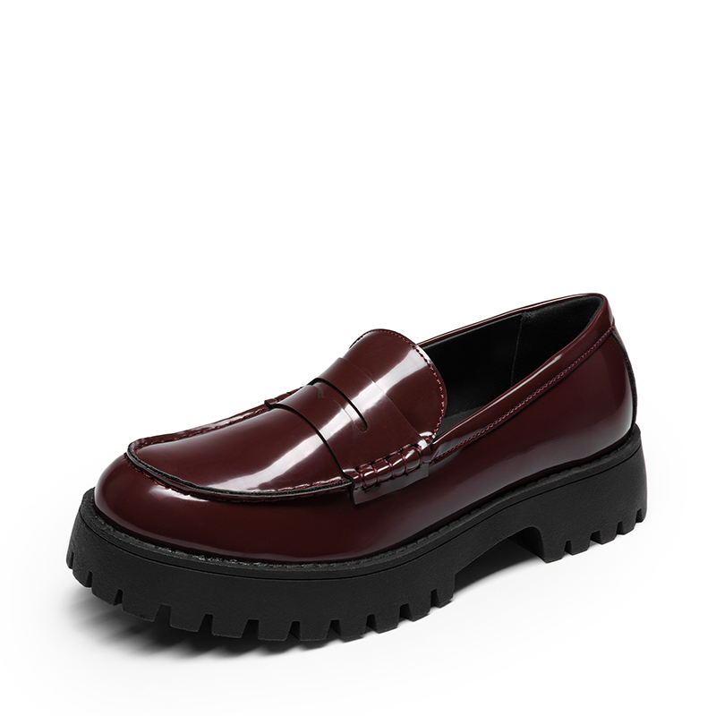 DREAM PAIRS Women's Chunky Platform Classic Loafer — view 3