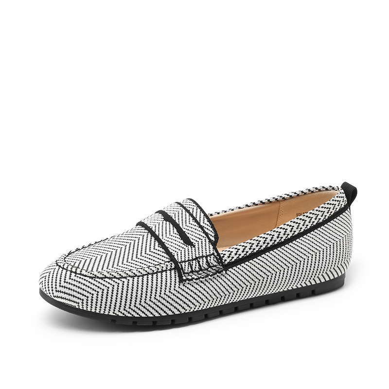 DREAM PAIRS Ascenelle All day Comfort Fashionable Slip on Loafers Knit Edition — view 1