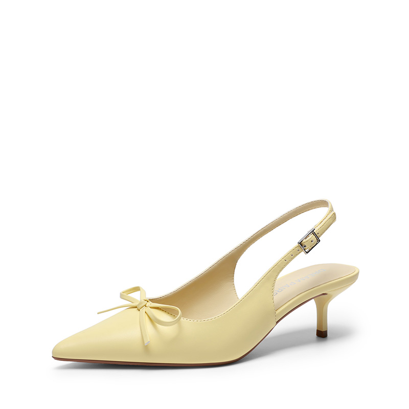 DREAM PAIRS Women s Kitten Heel Slingbacks