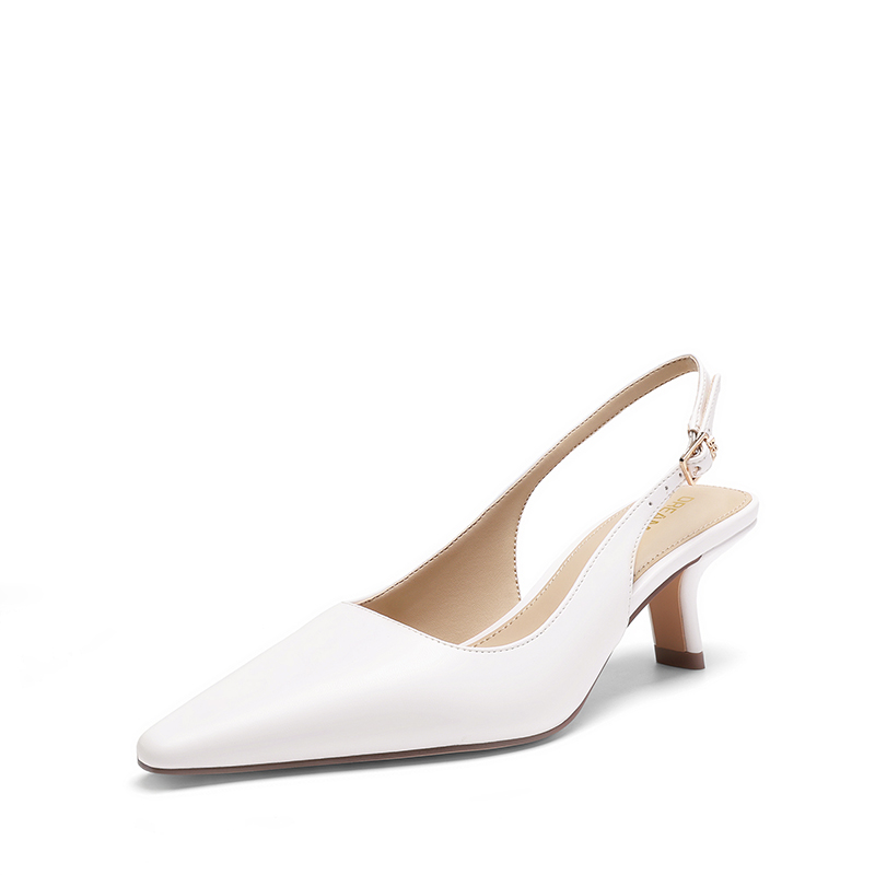 DREAM PAIRS Women s Pointed Toe Slingback Heels