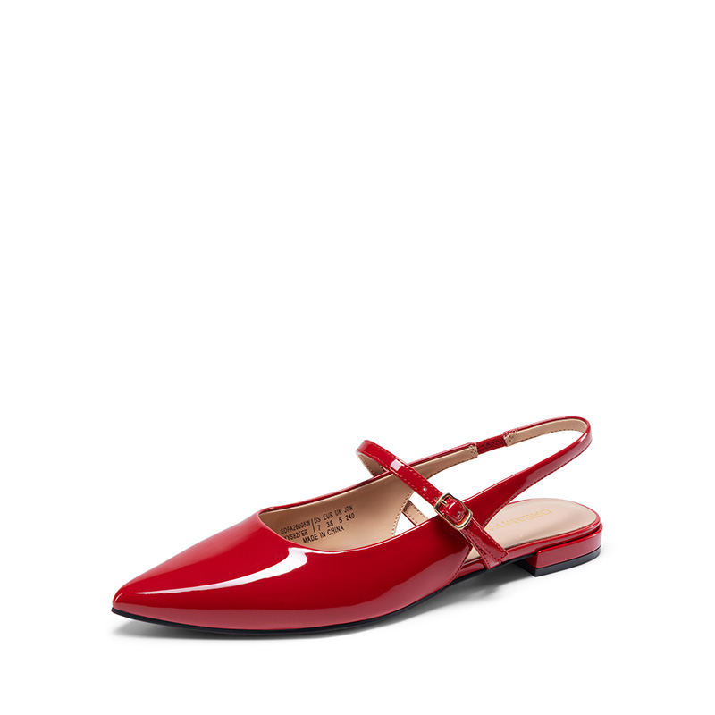 DREAM PAIRS Women s Pointed Toe Slingback Flats