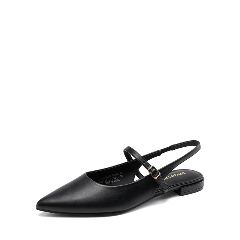 DREAM PAIRS Women   s Pointed Toe Slingback Flats — view 1
