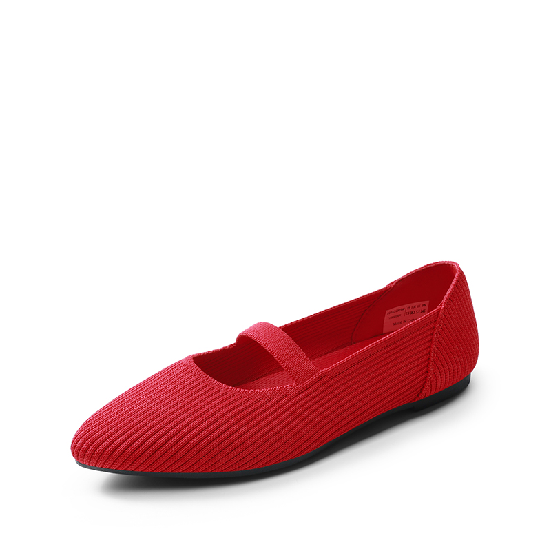 DREAM PAIRS Ascenelle Women s Comfortable Mary Jane Flats Knit Edition
