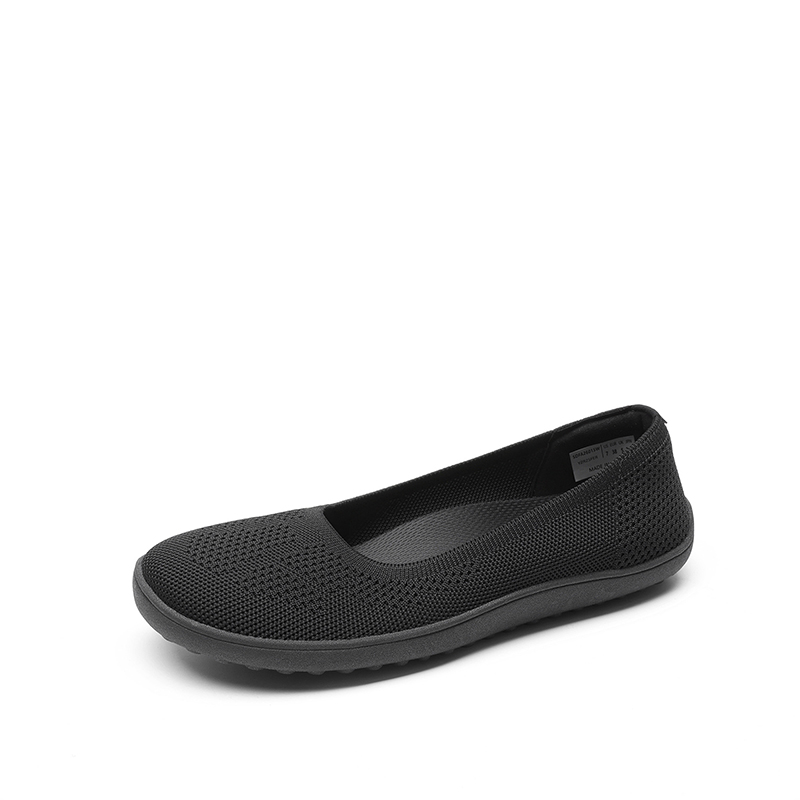 DREAM PAIRS Ascenelle Women   s Arch Support Wide Toe Ballet Shoes Knit Edition — view 1