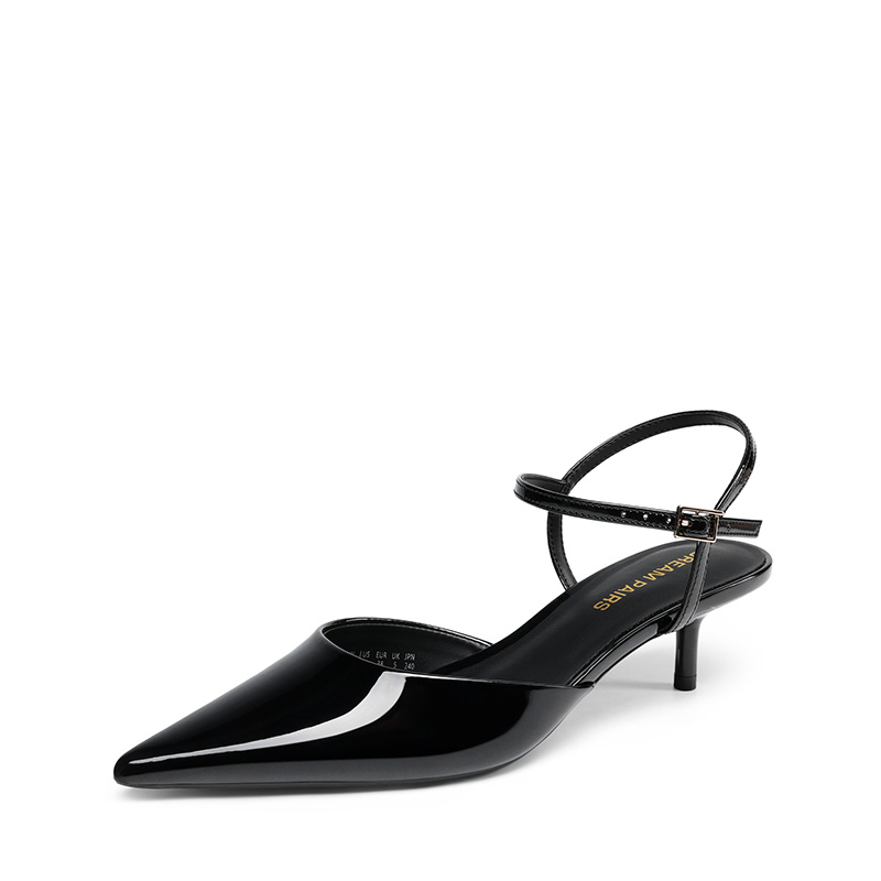 DREAM PAIRS Women   s Pointed Toe Kitten Heels — view 1
