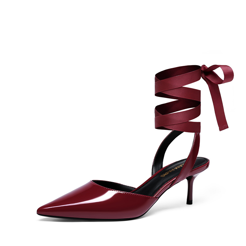 DREAM PAIRS Women   s 2 in 1 Detachable Strap Heels