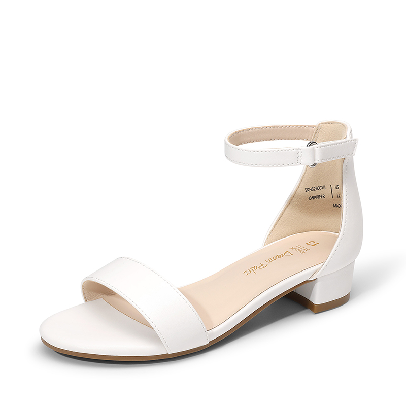 DREAM PAIRS Girls    Comfy Party Heels with Buckle Closure