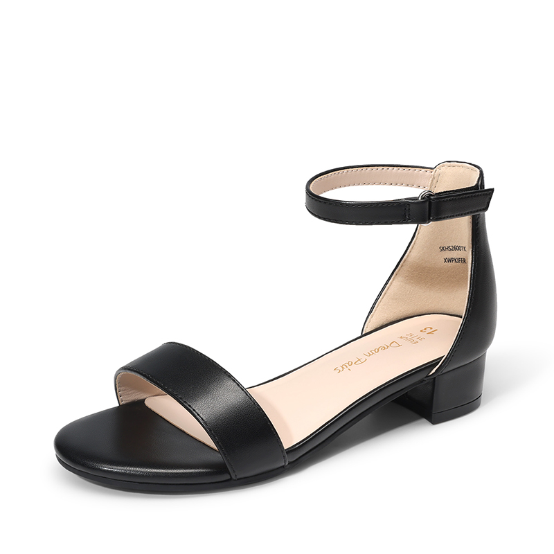 DREAM PAIRS Girls    Comfy Party Heels with Buckle Closure — view 1