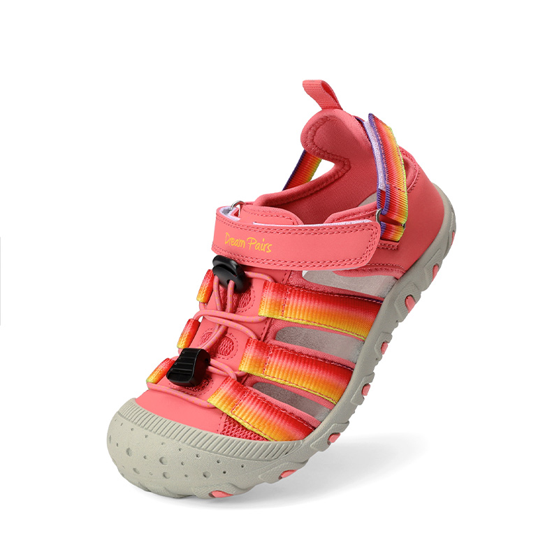 DREAM PAIRS Kids Kick Proof Closed Toe Sport Sandals