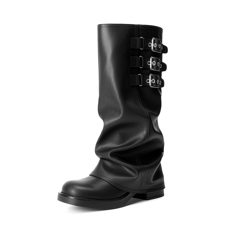 DREAM PAIRS Women s Knee High Moto Boots