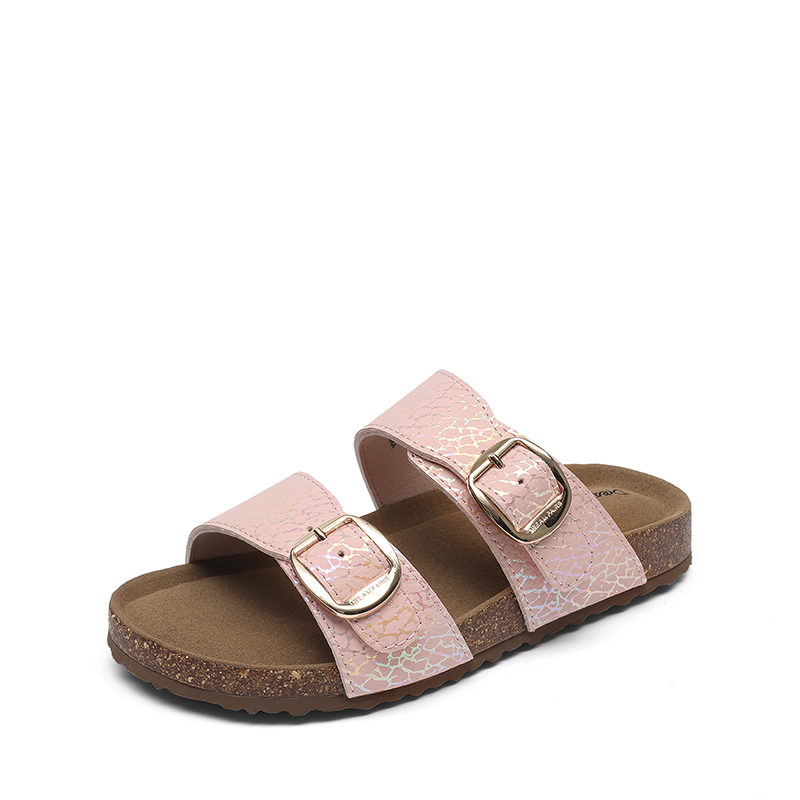 DREAM PAIRS Kids Adjustable Buckle Slide Sandals