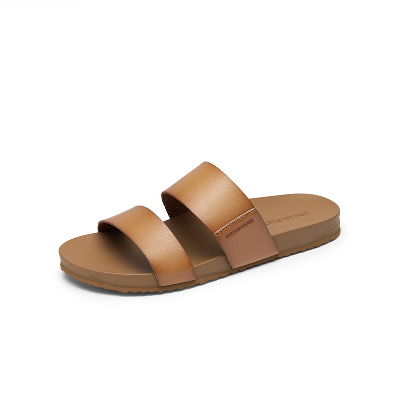 DREAM PAIRS Women s Double Strap Lightweight Slide Sandals