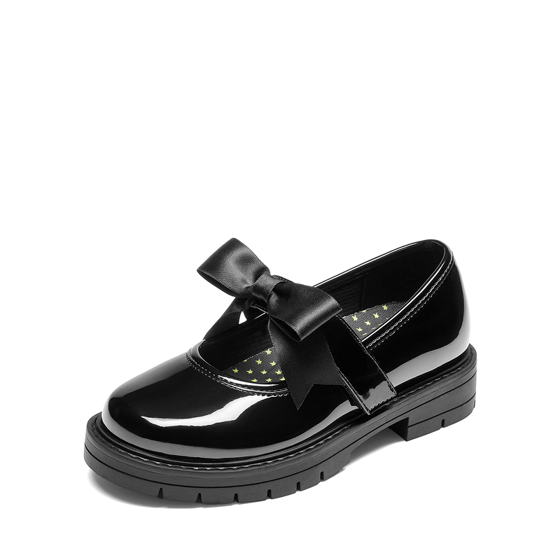 DREAM PAIRS Girls  Mary Jane Bowknot Shoes with Hook And Loop Strap — view 1