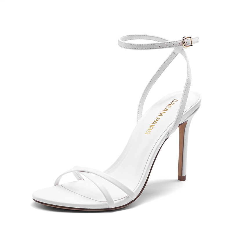 DREAM PAIRS Women s Minimalist Stiletto Heels with Ankle Strap