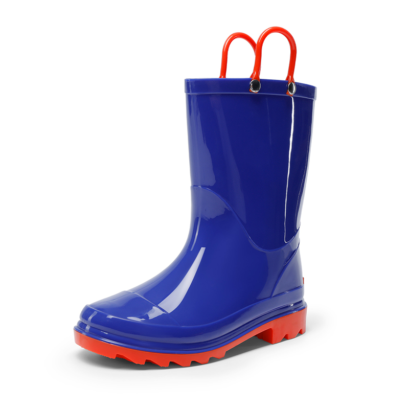 DREAM PAIRS Kids Easy on Waterproof Rain Boots