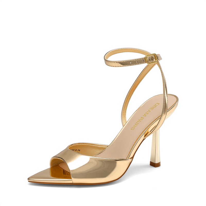 DREAM PAIRS Women s Pointed Open Toe Stiletto Sandals