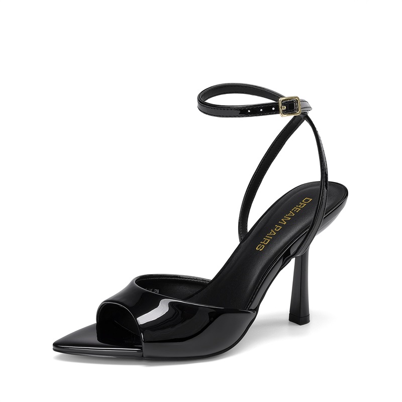 DREAM PAIRS Women s Pointed Open Toe Stiletto Sandals — view 1