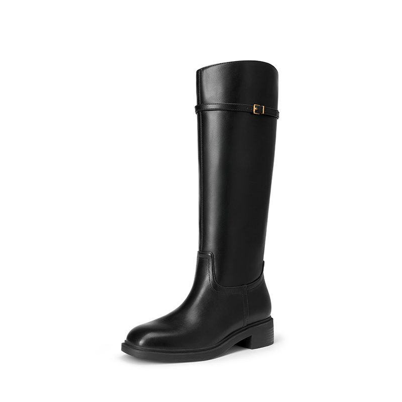 DREAM PAIRS Women s Rounded Square Toe Knee High Boots