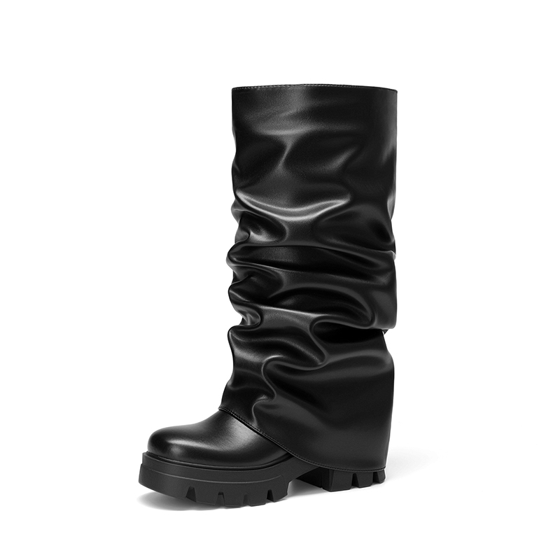 DREAM PAIRS Women s Slouchy Foldover Knee High Boots — view 1