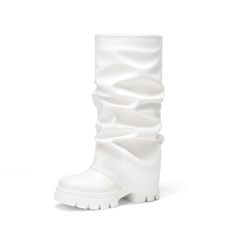 DREAM PAIRS Women s Slouchy Foldover Knee High Boots