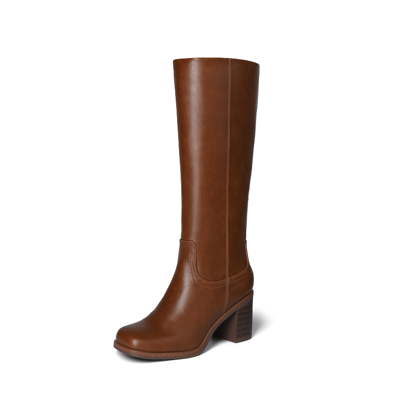 DREAM PAIRS Women's Knee High Block Heel Boots — view 1