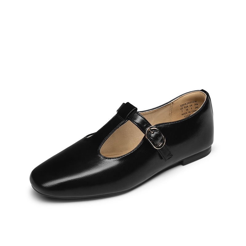 DREAM PAIRS Women s Square Toe T Strap Mary Jane Flats — view 1