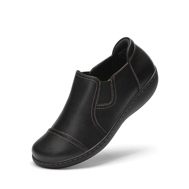 DREAM PAIRS Women   s Comfortable Square Toe Work Flats — view 1