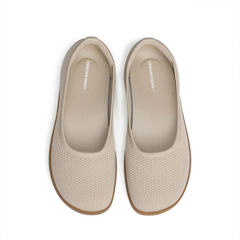 DREAM PAIRS Women's Wide Toe Washable Knit Flats — view 3