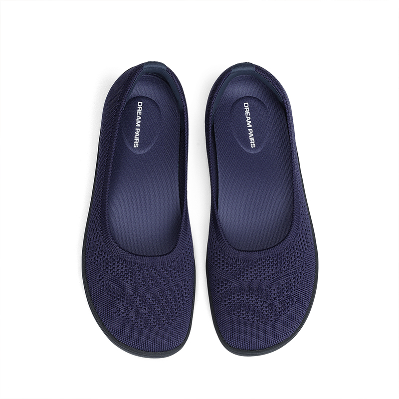 DREAM PAIRS Women's Wide Toe Washable Knit Flats — view 2
