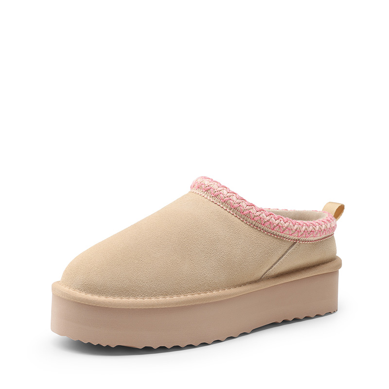 DREAM PAIRS Women s Suede Platform Slippers