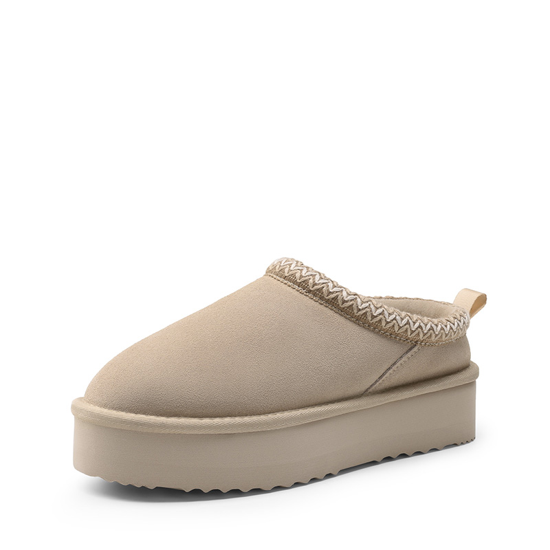 DREAM PAIRS FuzzyEasy Women s Slip on Women s Suede Platform Slippers