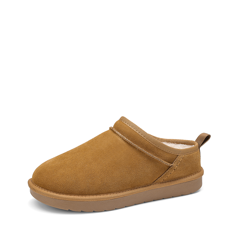 DREAM PAIRS  FuzzyEasy Women s Slip on  Women s Suede Faux Fur Lined Mules