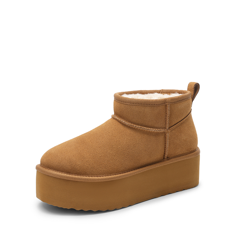 DREAM PAIRS Women s Suede Platform Snow Boots
